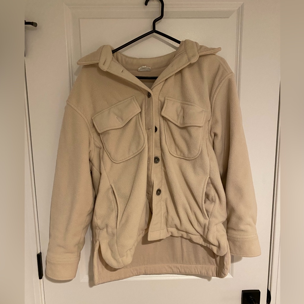 Tan Button-Up Jacket